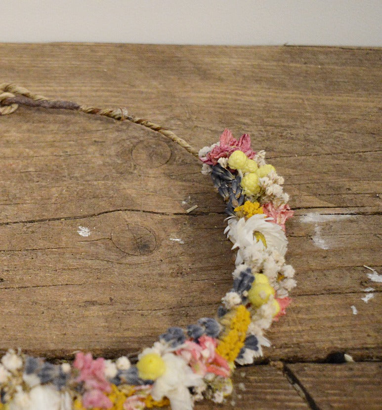 Dainty Vibrant Flower Crown image 1