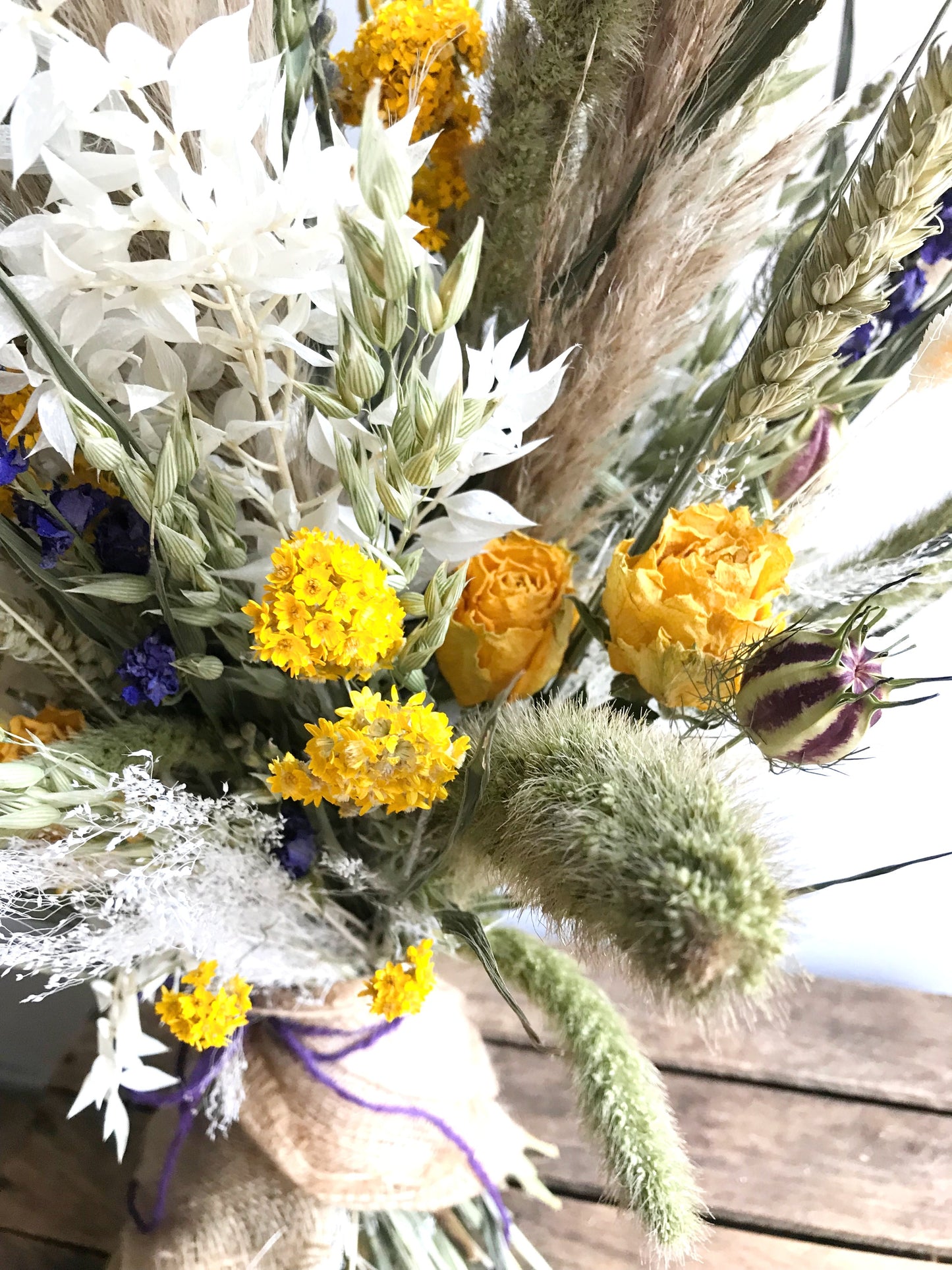 Sunshine Dried Flower Bouquet image 1
