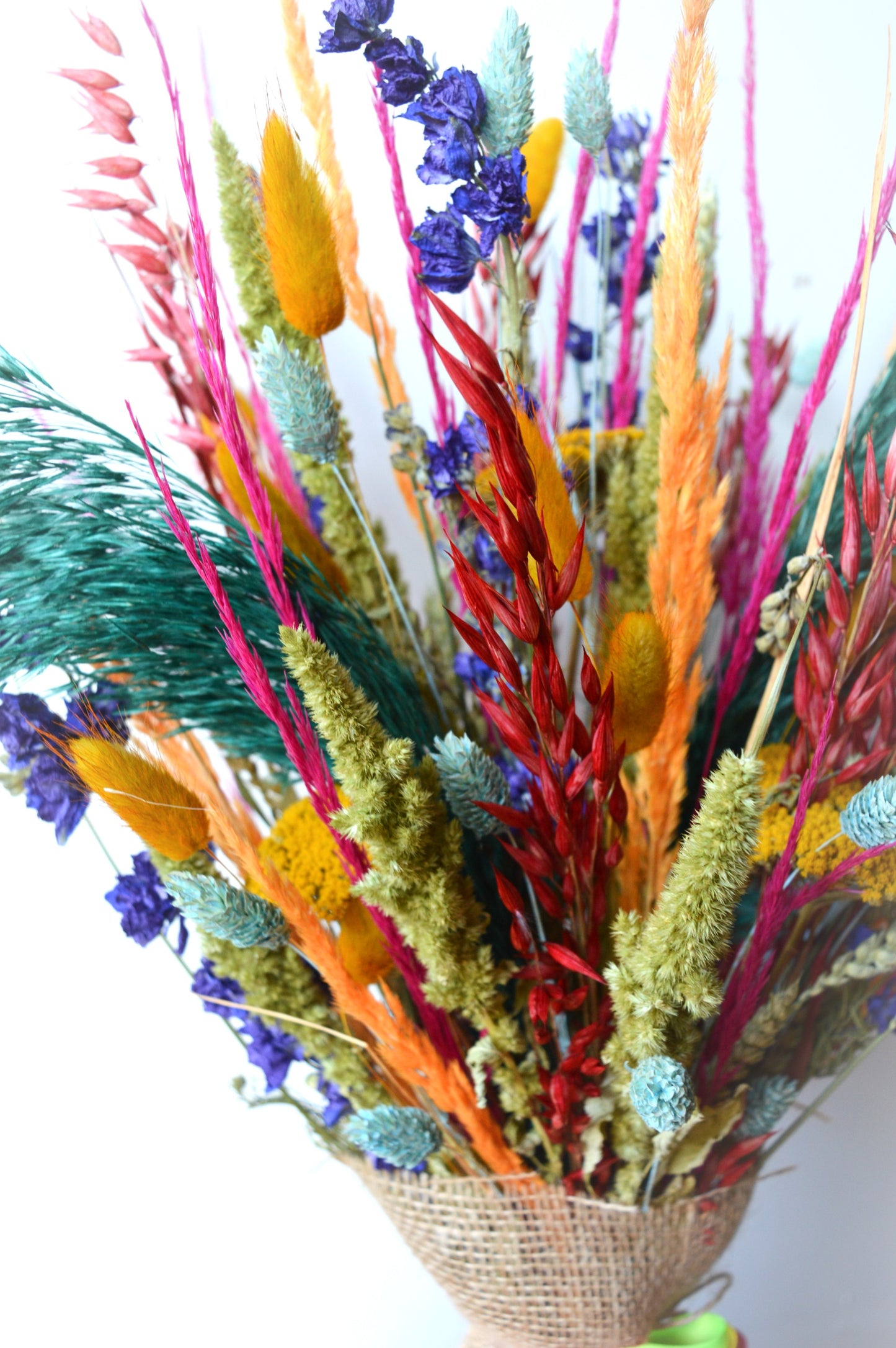 Rainbow Dried Flower Bouquet image 2
