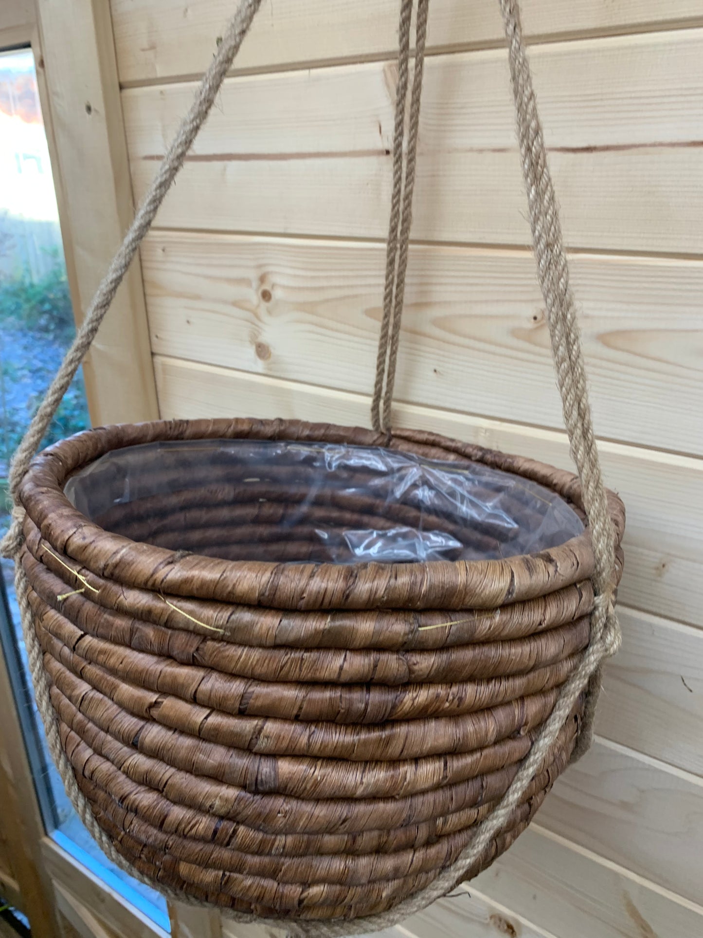 Reed Grass Hanging Basket / House Plant Basket