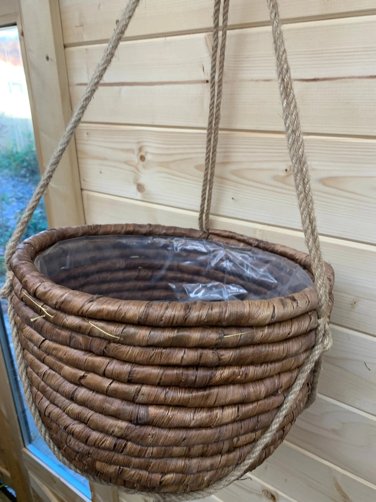 Reed Grass Hanging Basket / House Plant Basket The Dried Flower Shop