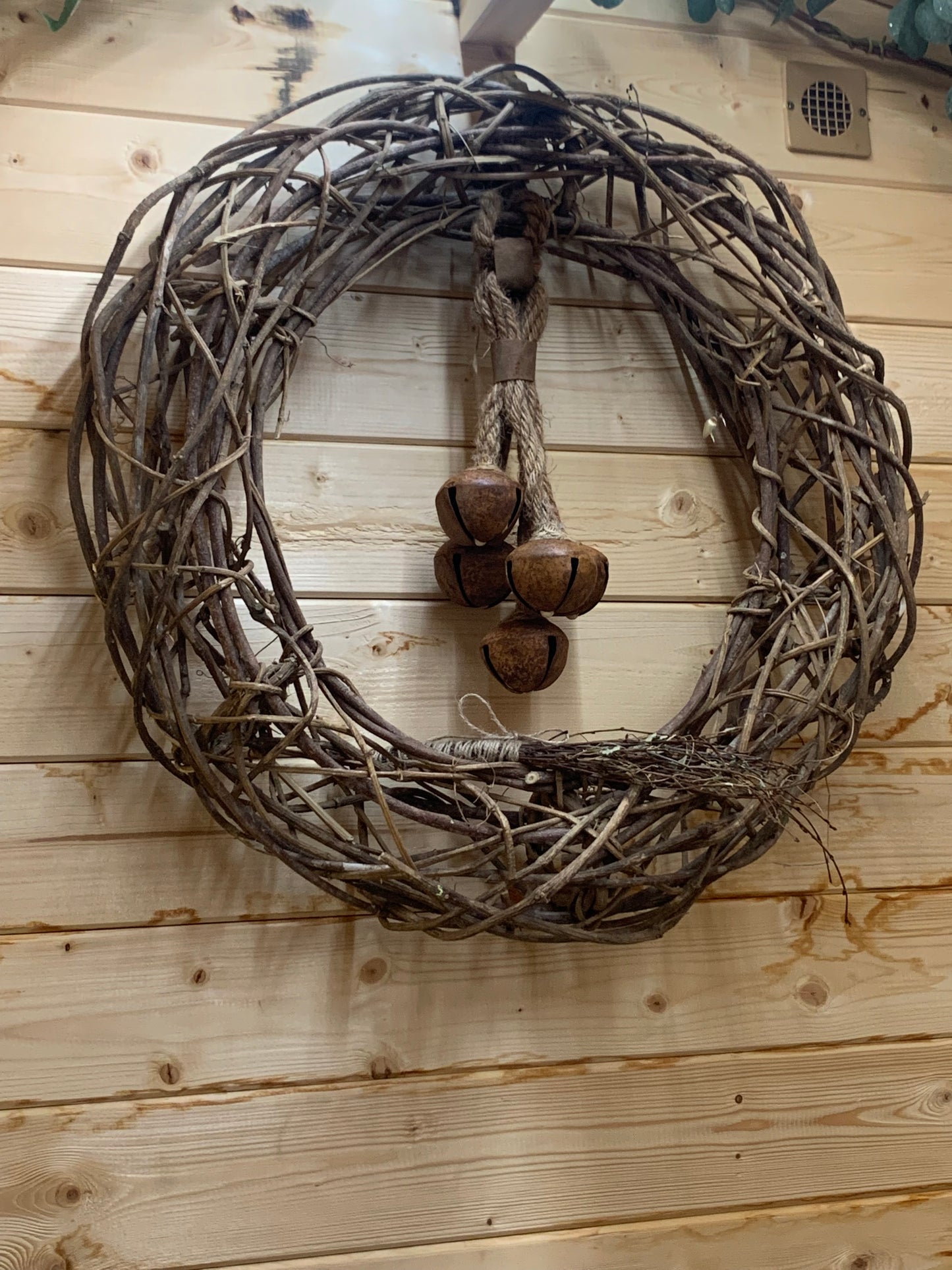 Rusty Cowbells / Christmas Door Décor / Rustic Christmas