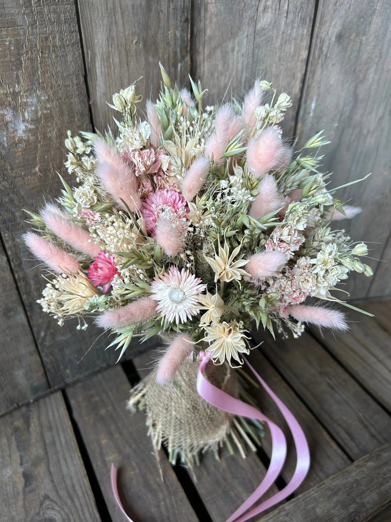 Pretty Pinks & Creams - The Dried Flower Shop