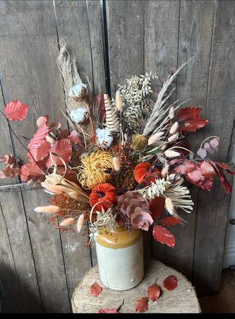 Autumn Dried Flower Bouquet image 3