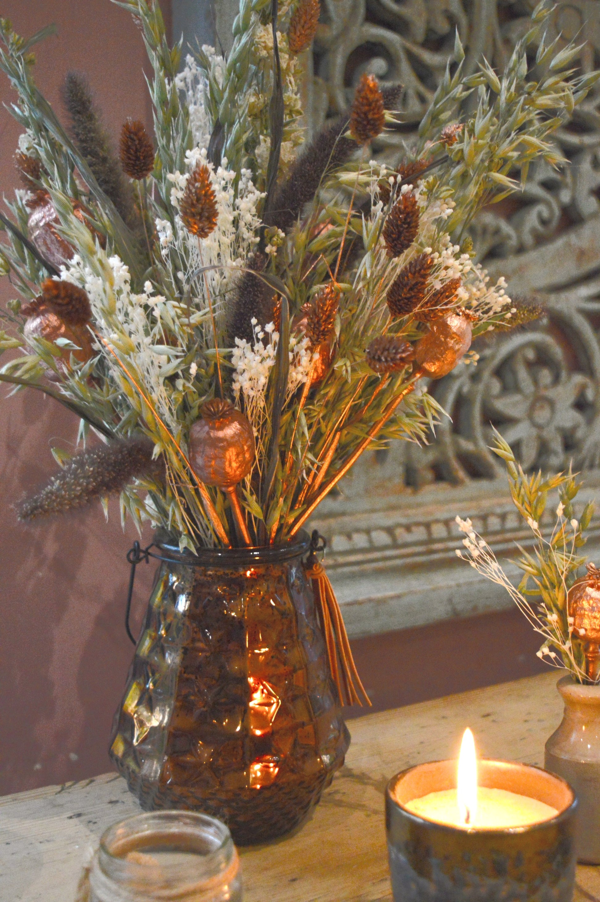 Copper & Sage Christmas Dried & Wild Letterbox Flowers image 1