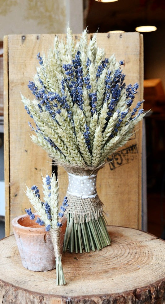 Wheat & Lavender Bouquet image 0