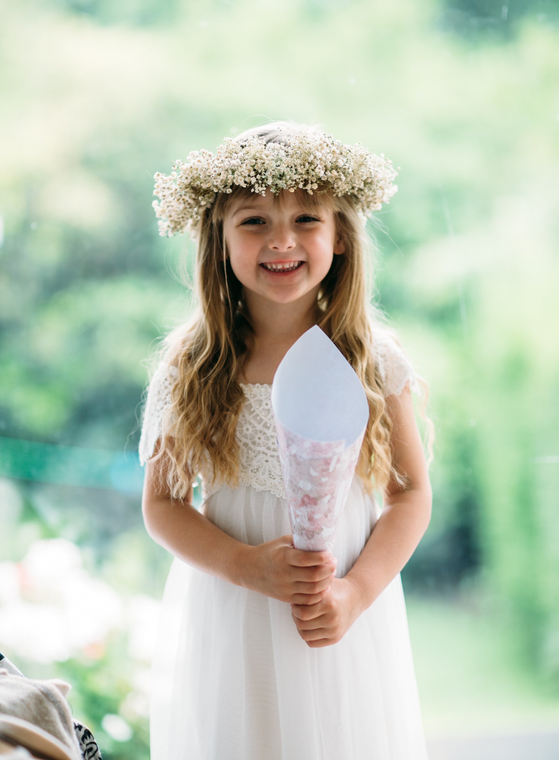 Dried Gypsophila Headdress image 0