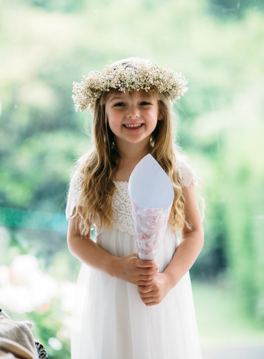 Dried Gypsophila Headdress image 0