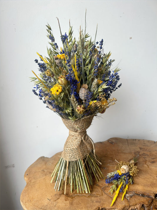 Blue and Yellow Bouquet image 0