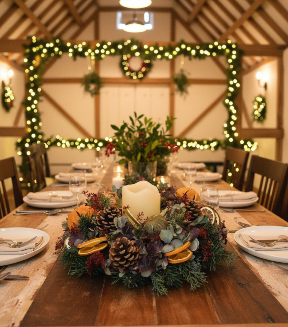 Christmas Dried Flower Table Decoration image 0