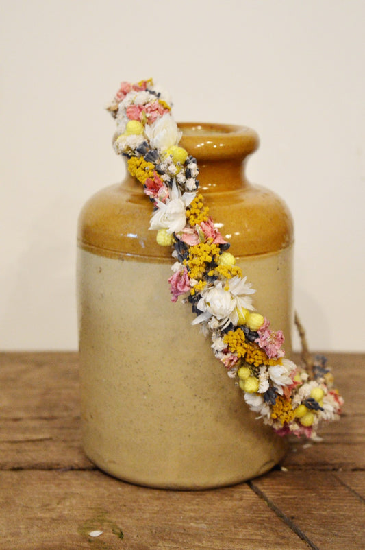 Dainty Vibrant Flower Crown image 0