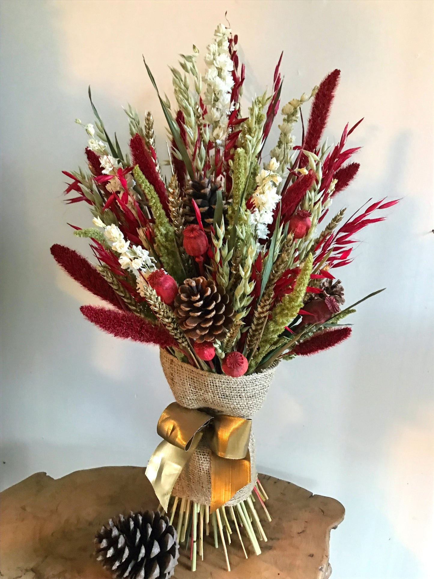 Christmas Dried Flower Bouquet image 0