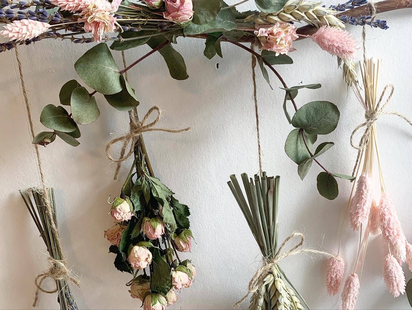 Dried & Wild Letterbox Wall Hanging Pink image 1