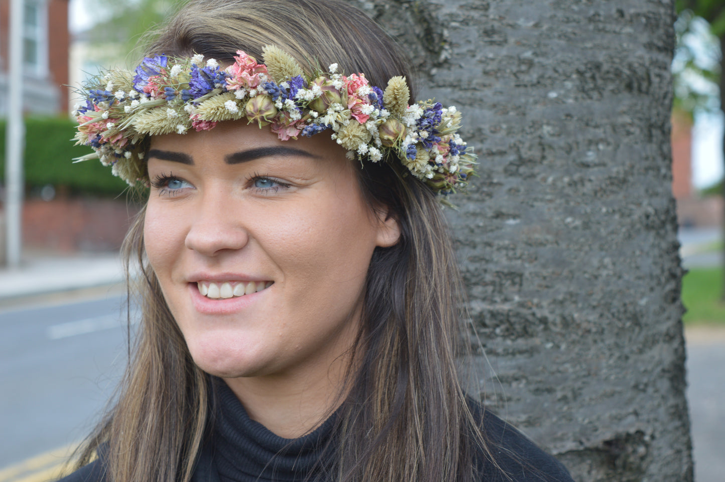 Pastel Pink Flower Crown image 0