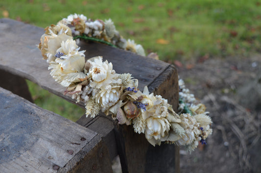Natural Dried Flower Crown image 0
