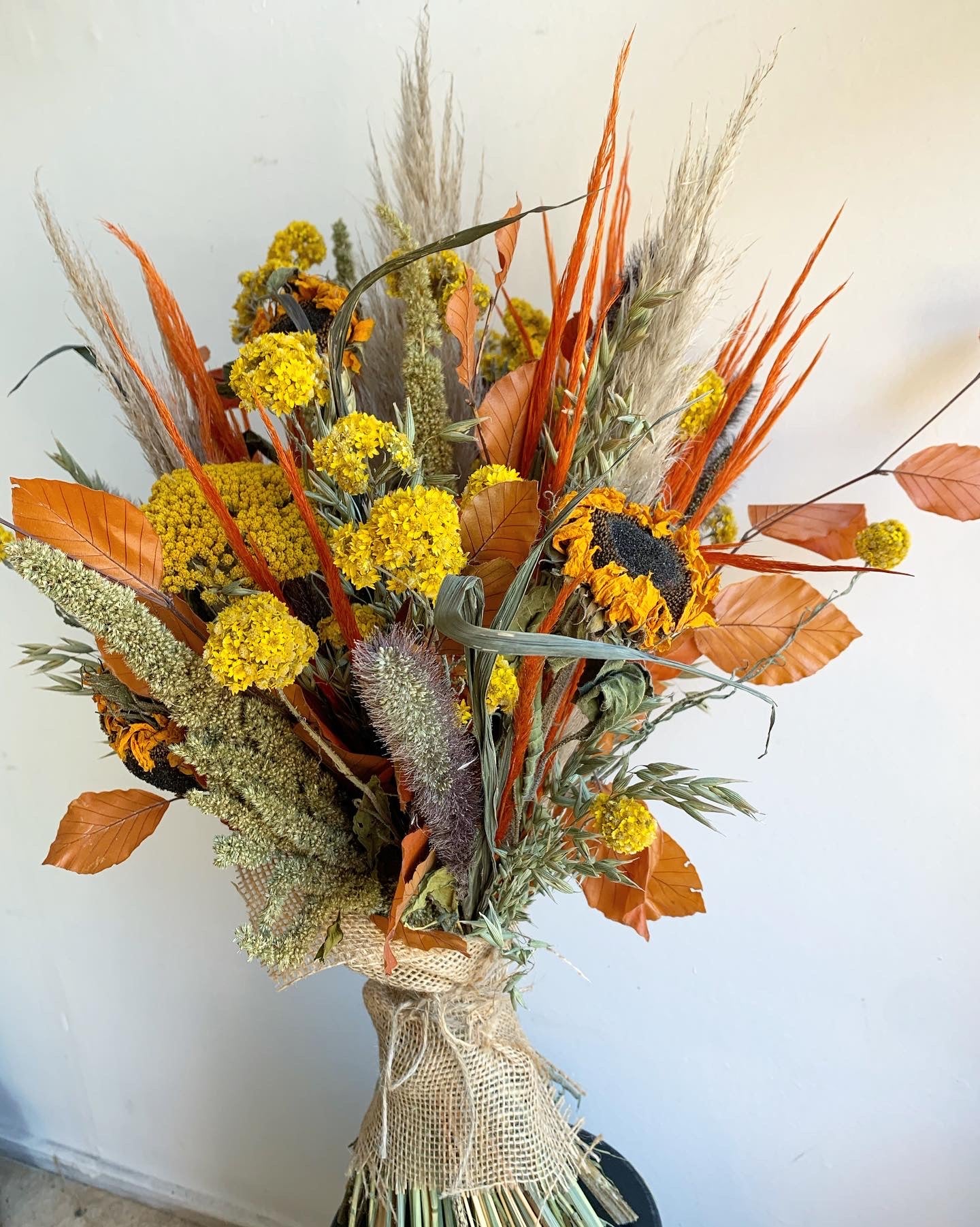 Sunflower Dried Flower Bouquet image 2