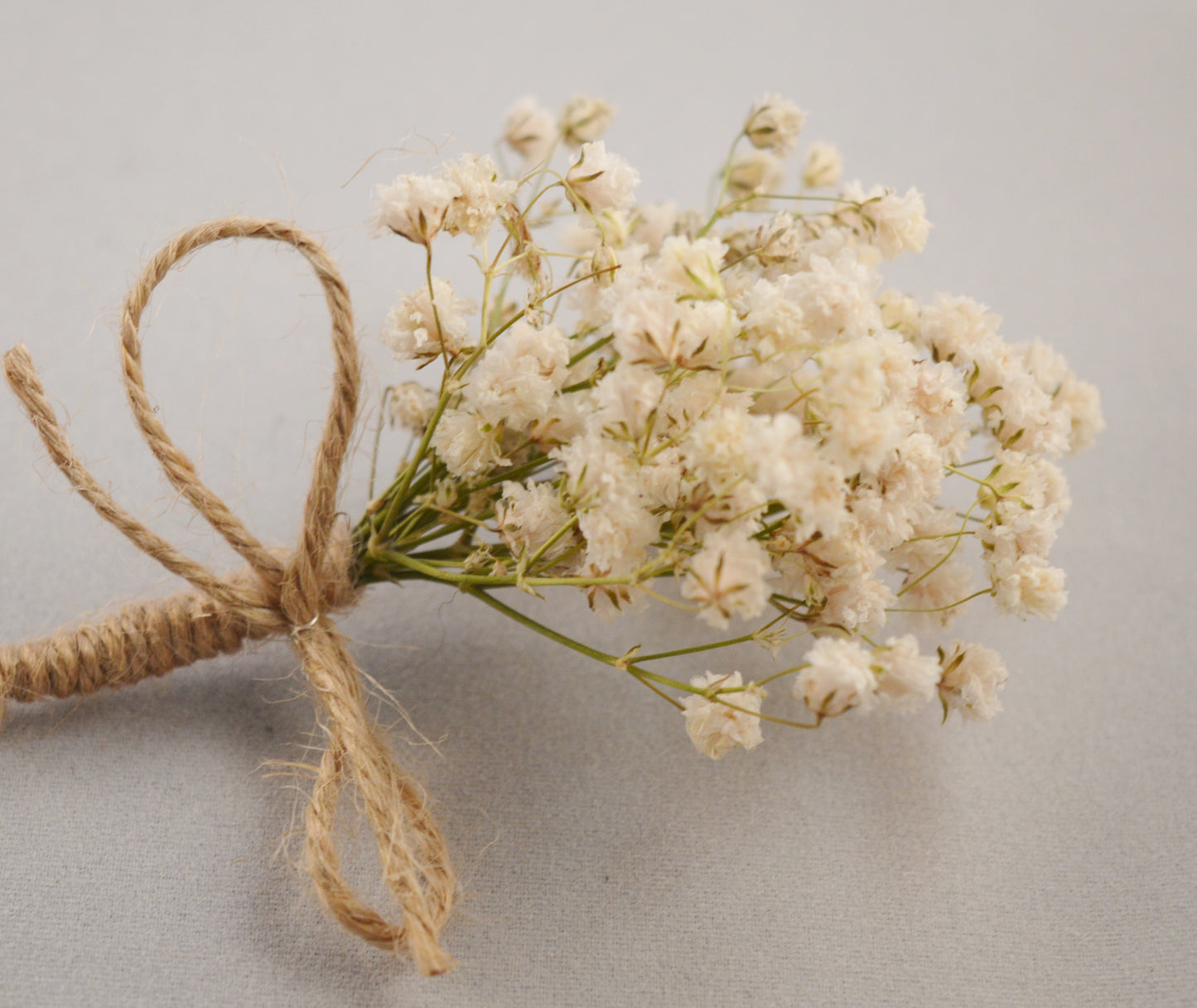 Gypsophila Dried Buttonhole image 0