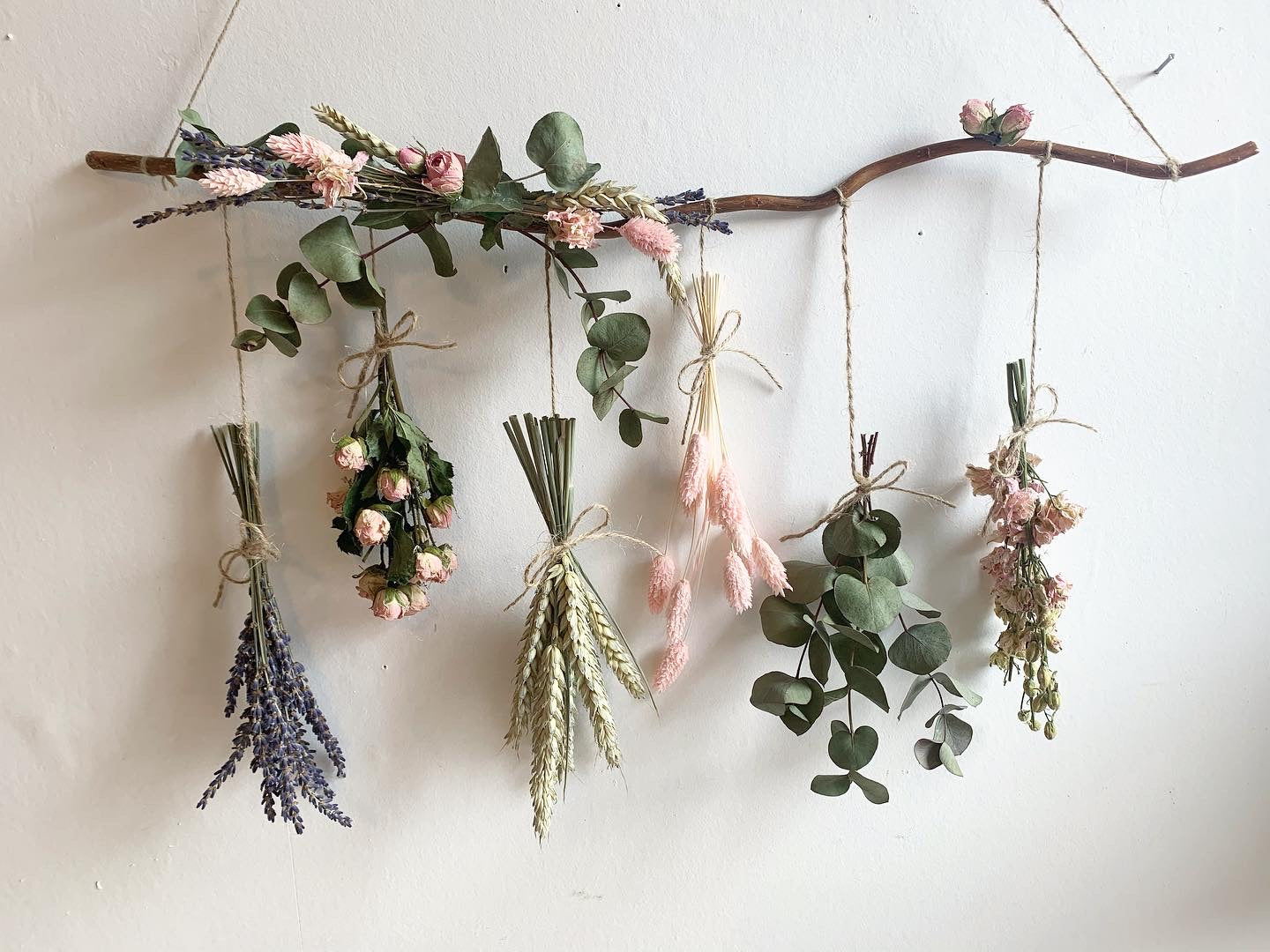 Dried & Wild Letterbox Wall Hanging Pink image 0