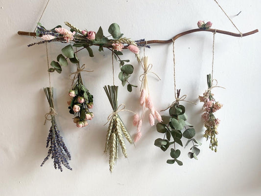 Dried & Wild Letterbox Wall Hanging Pink image 0