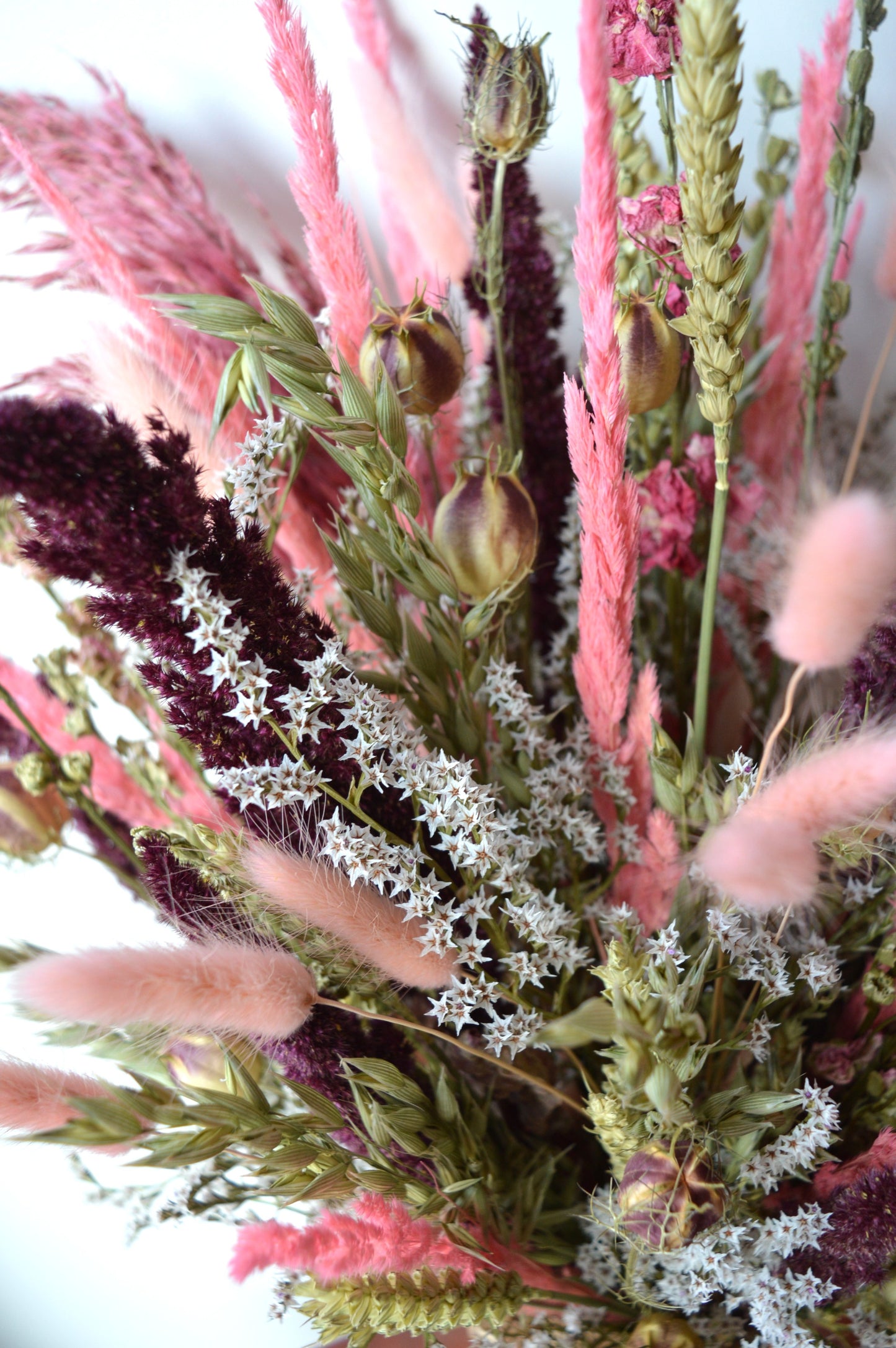 Dusky Pinks Dried Flower Bouquet image 1