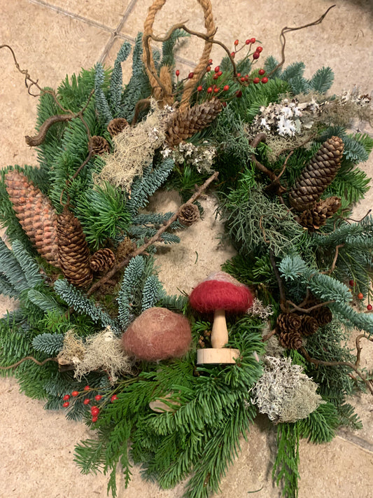 Free Style Christmas Door Wreath Workshop - 19th Nov 2025