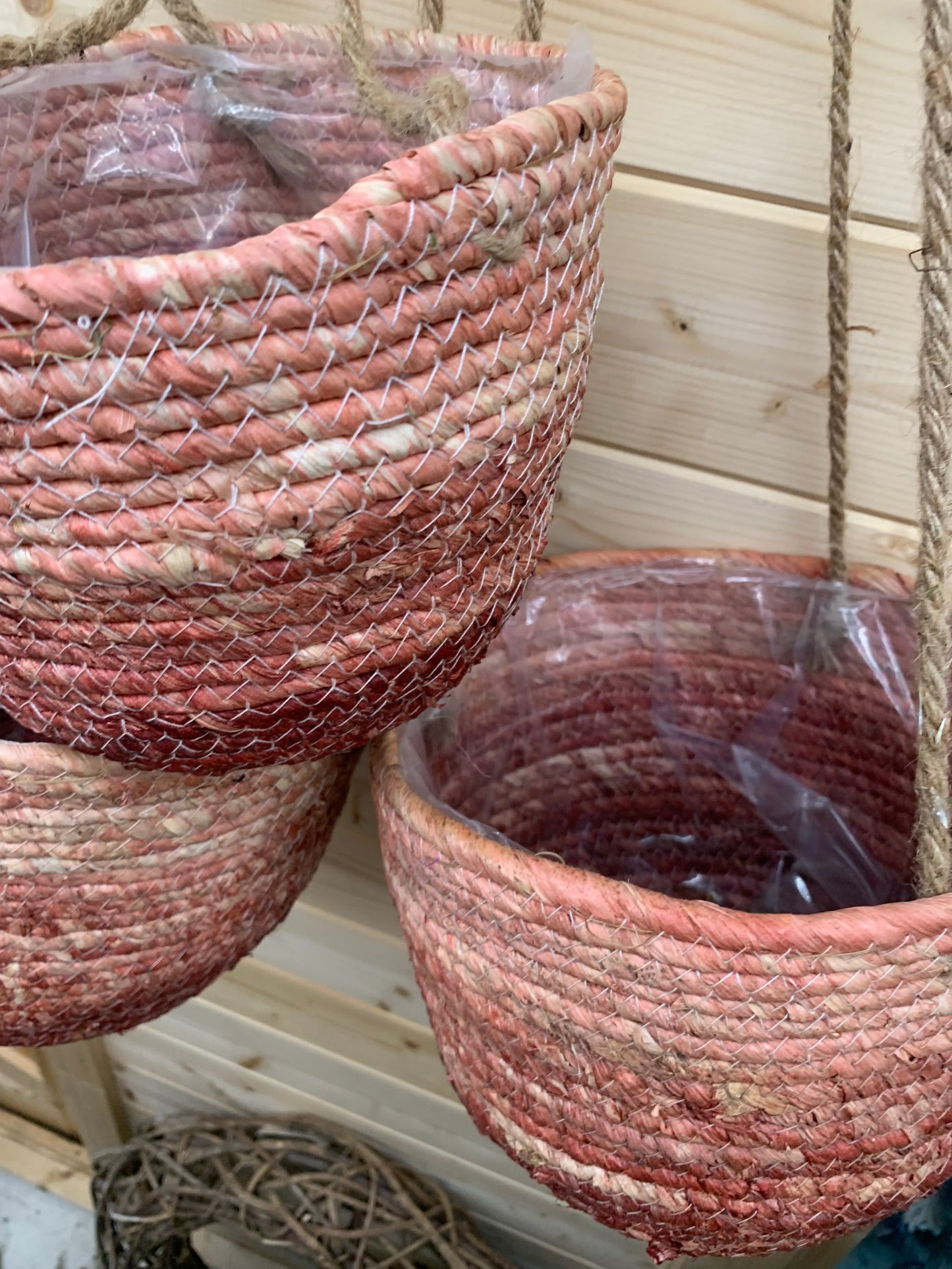 Seagrass Hanging Basket / House Plant Basket