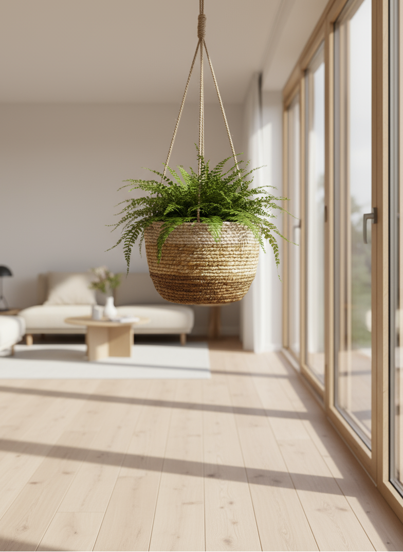 Seagrass Hanging Basket / House Plant Basket