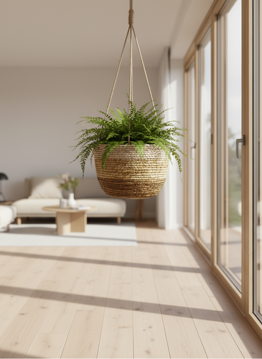 Seagrass Hanging Basket / House Plant Basket