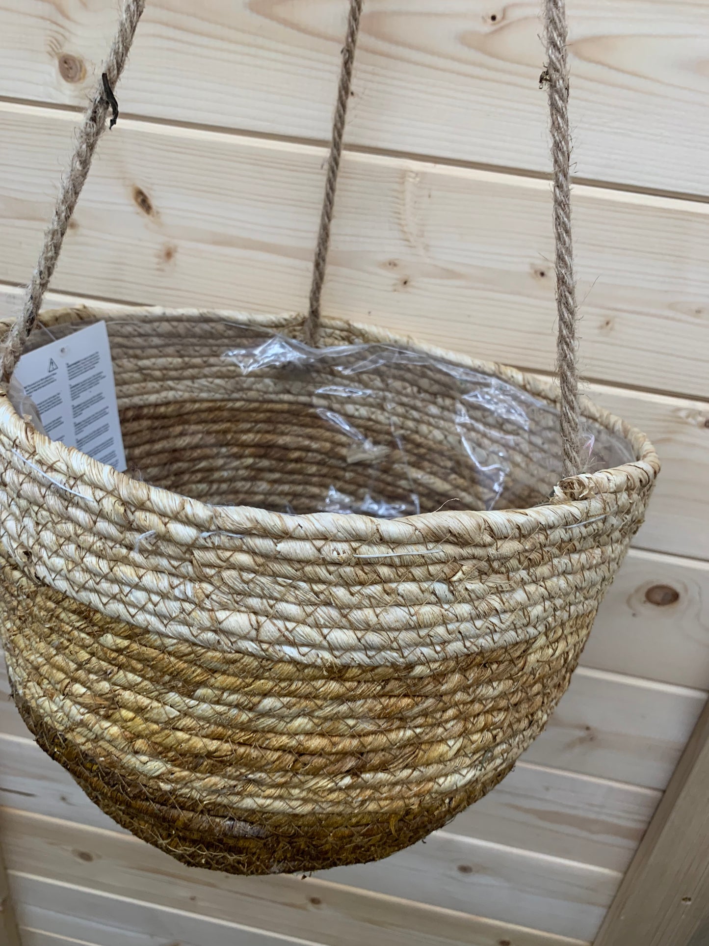 Seagrass Hanging Basket / House Plant Basket