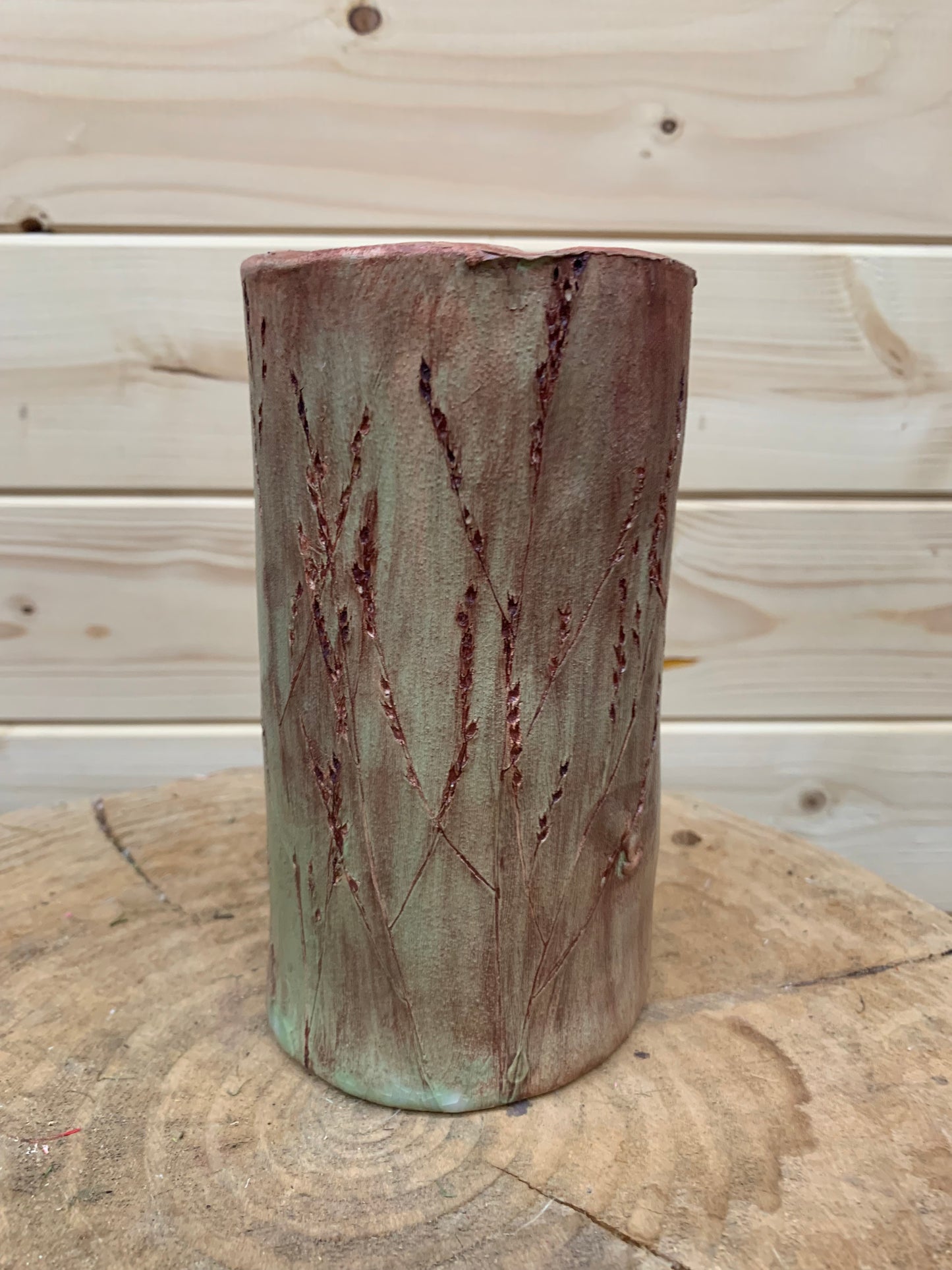 Panicum Vase / Homemade Pottery Vase / Original Studio Pottery Vase