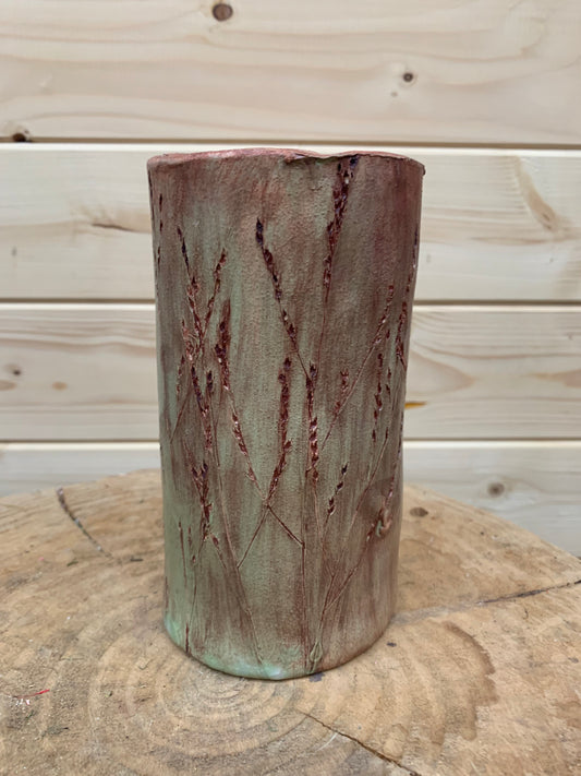 Panicum Vase / Homemade Pottery Vase / Original Studio Pottery Vase