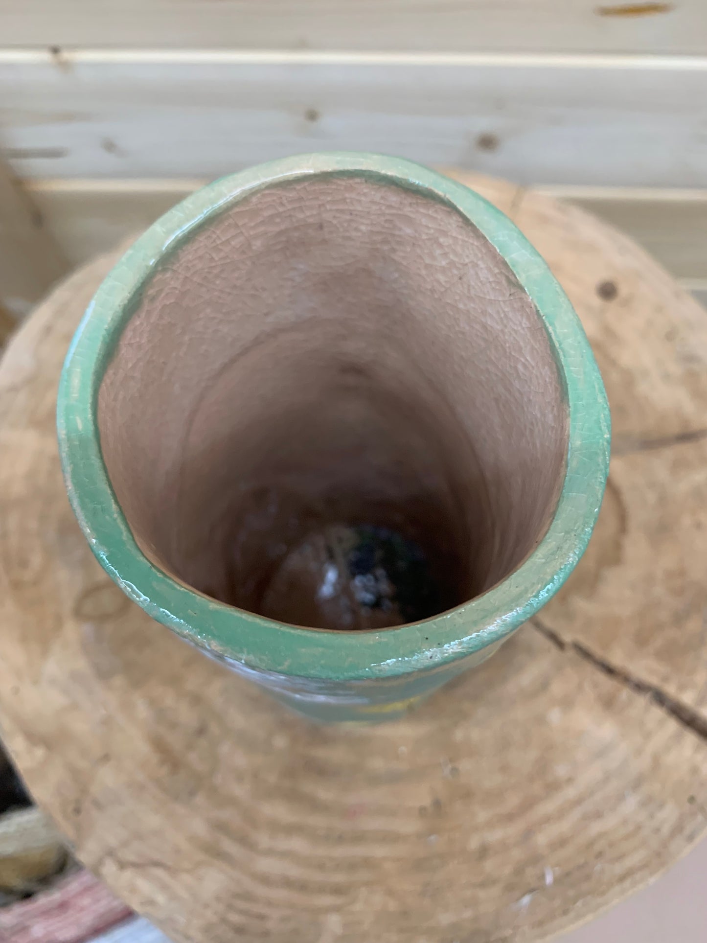 Dried Flower Vase / Homemade Pottery / Original Studio Pottery Vase