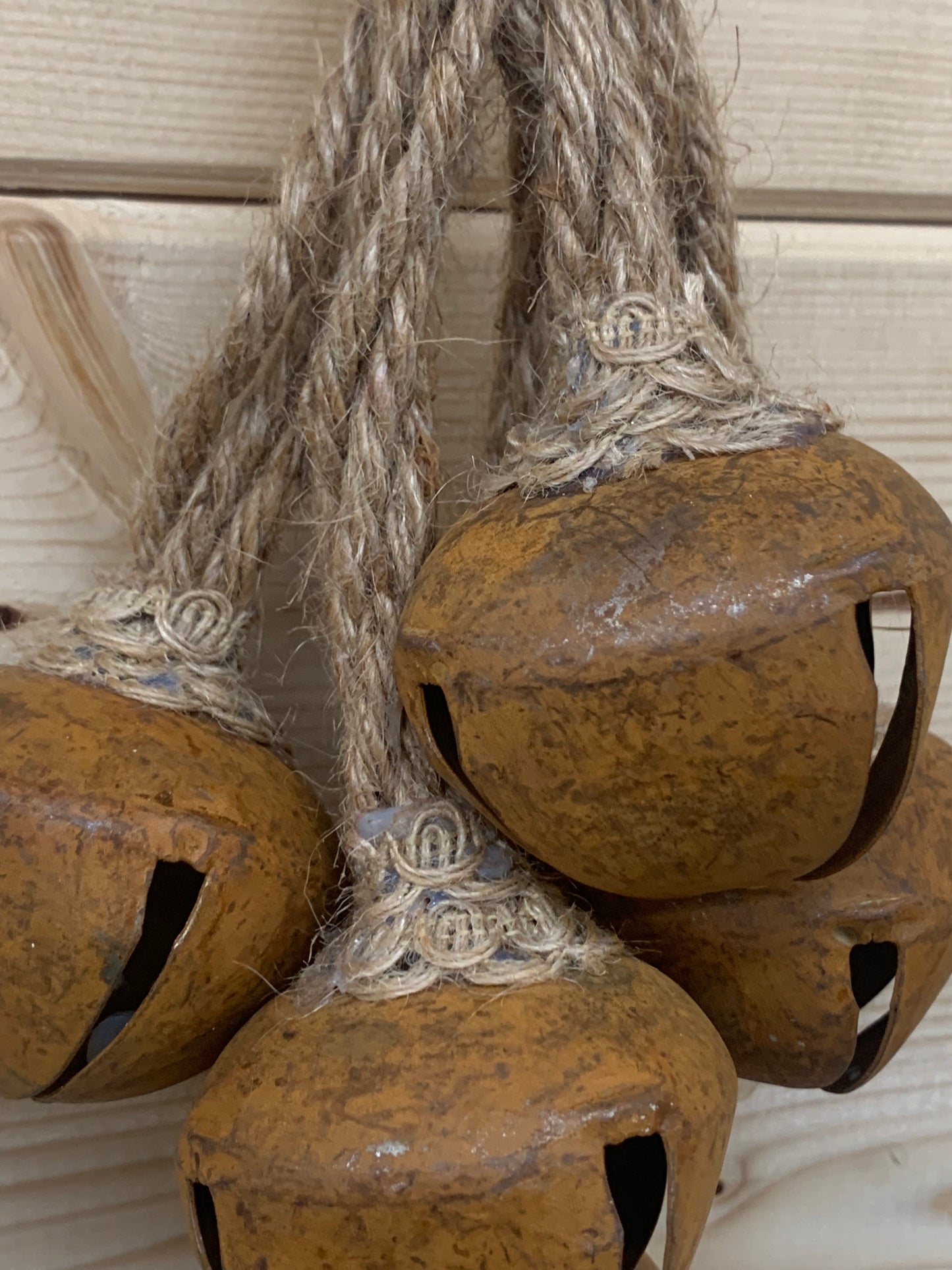 Rusty Cowbells / Christmas Door Décor / Rustic Christmas