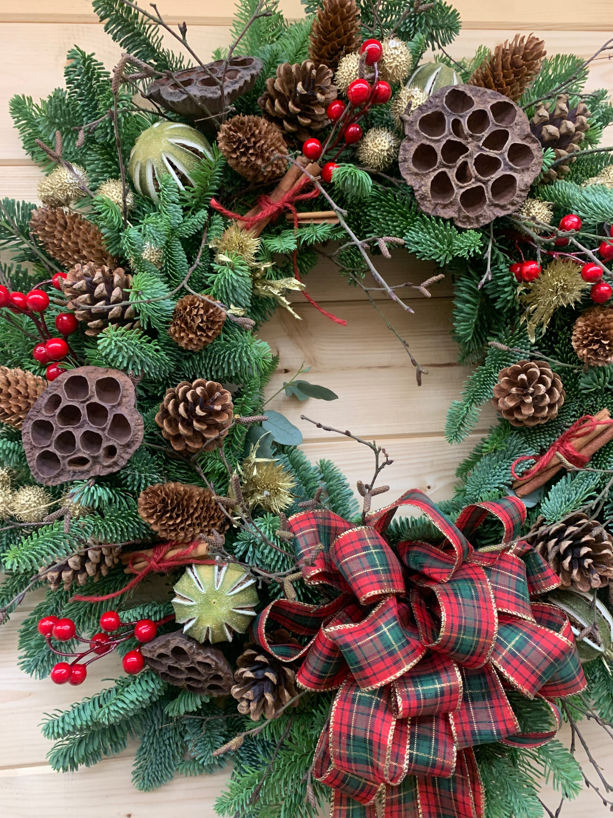 Bespoke Christmas Door Wreath Workshop - One to One - 19th Nov - 9th Dec 2026