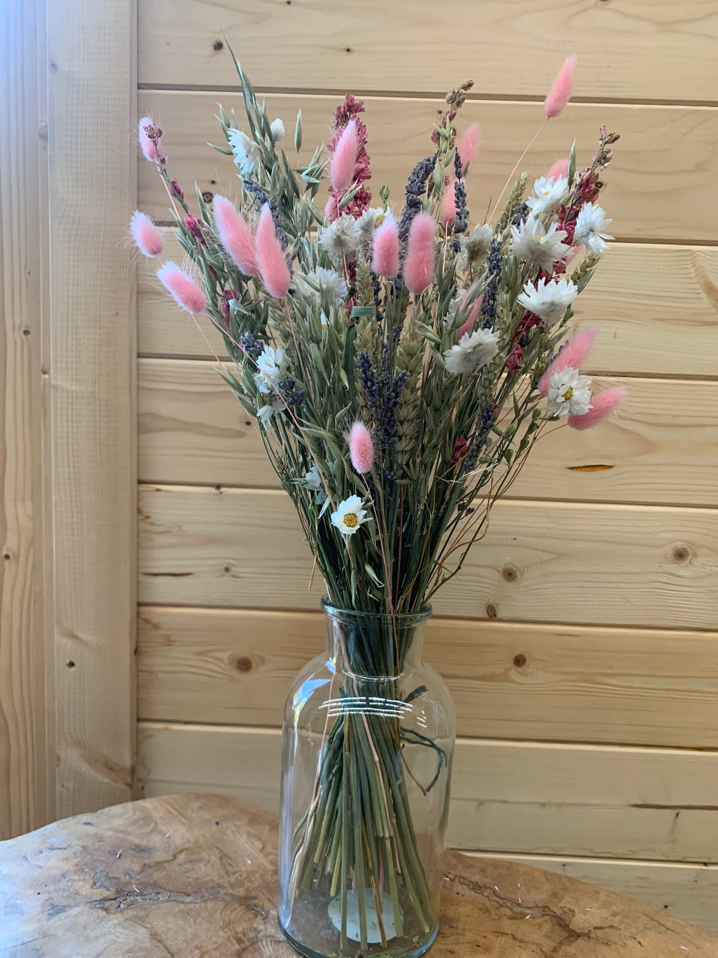 Dried & Wild Letterbox Flowers - Pink / Rustic Dried Flower Gift / Sustainable Flowers The Dried Flower Shop