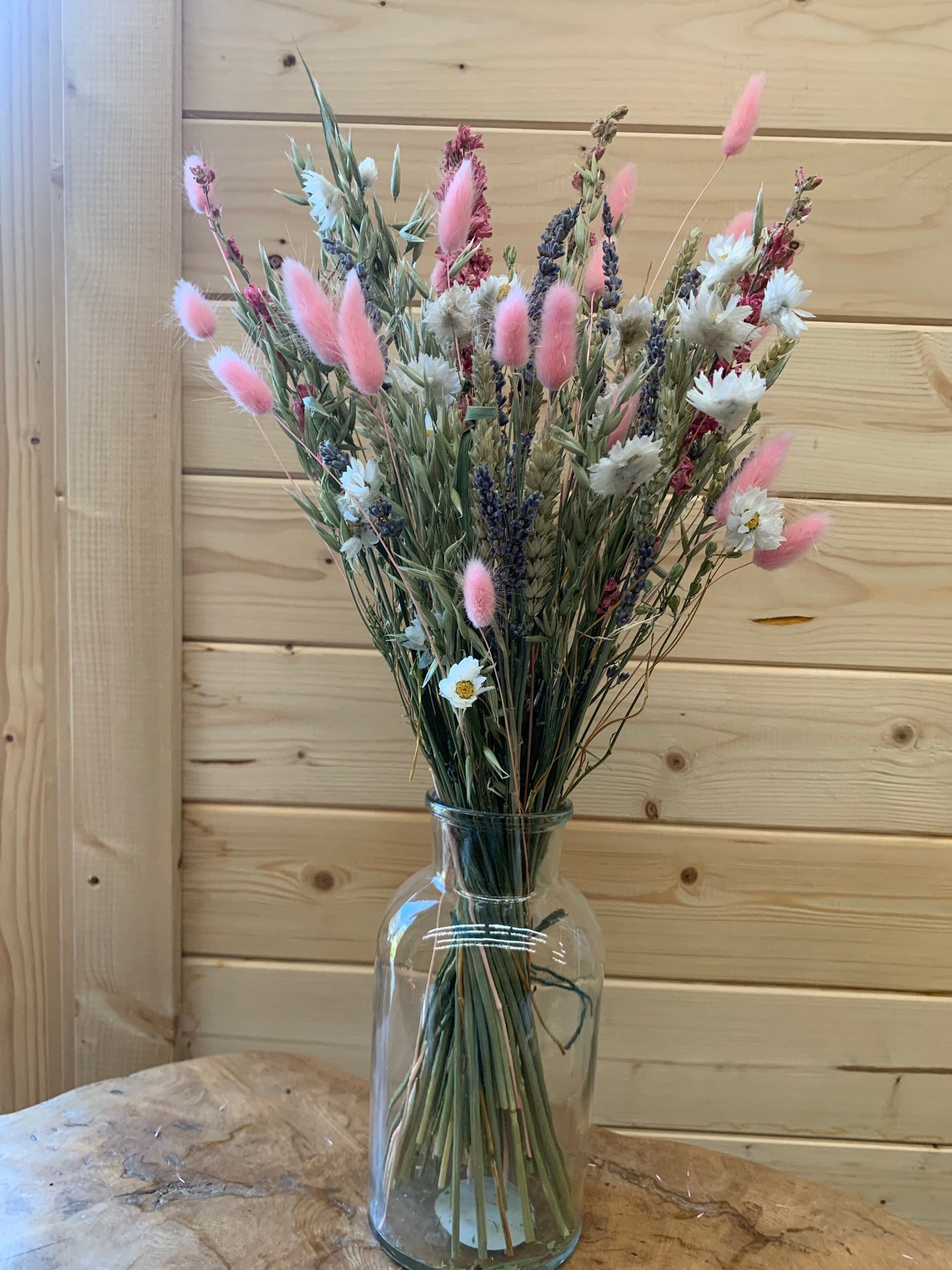 Dried & Wild Letterbox Flowers - Pink / Rustic Dried Flower Gift / Sustainable Flowers The Dried Flower Shop