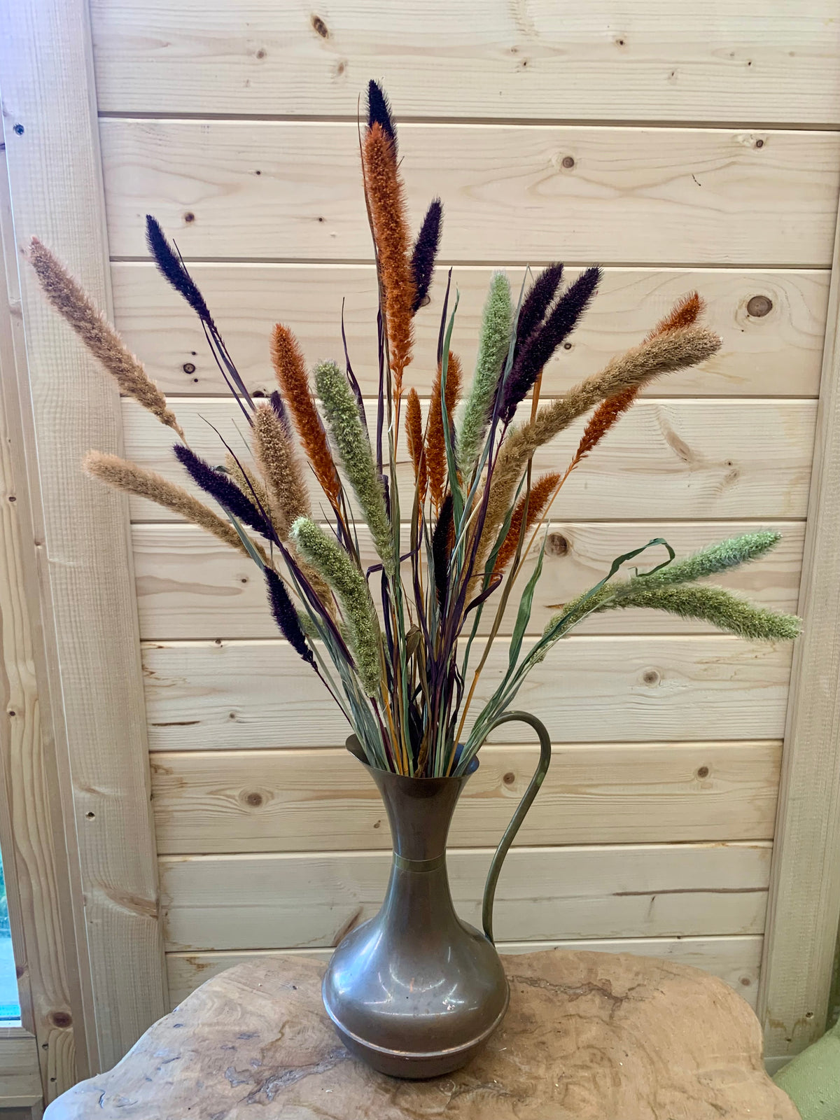 Dried Foxtail Grass Letterbox Flowers | Setaria Grass