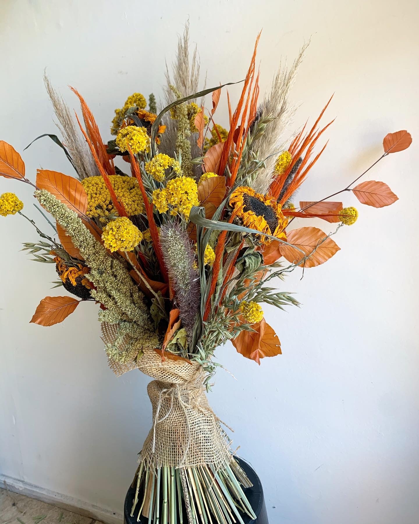 Sunflower Dried Flower Bouquet image 0