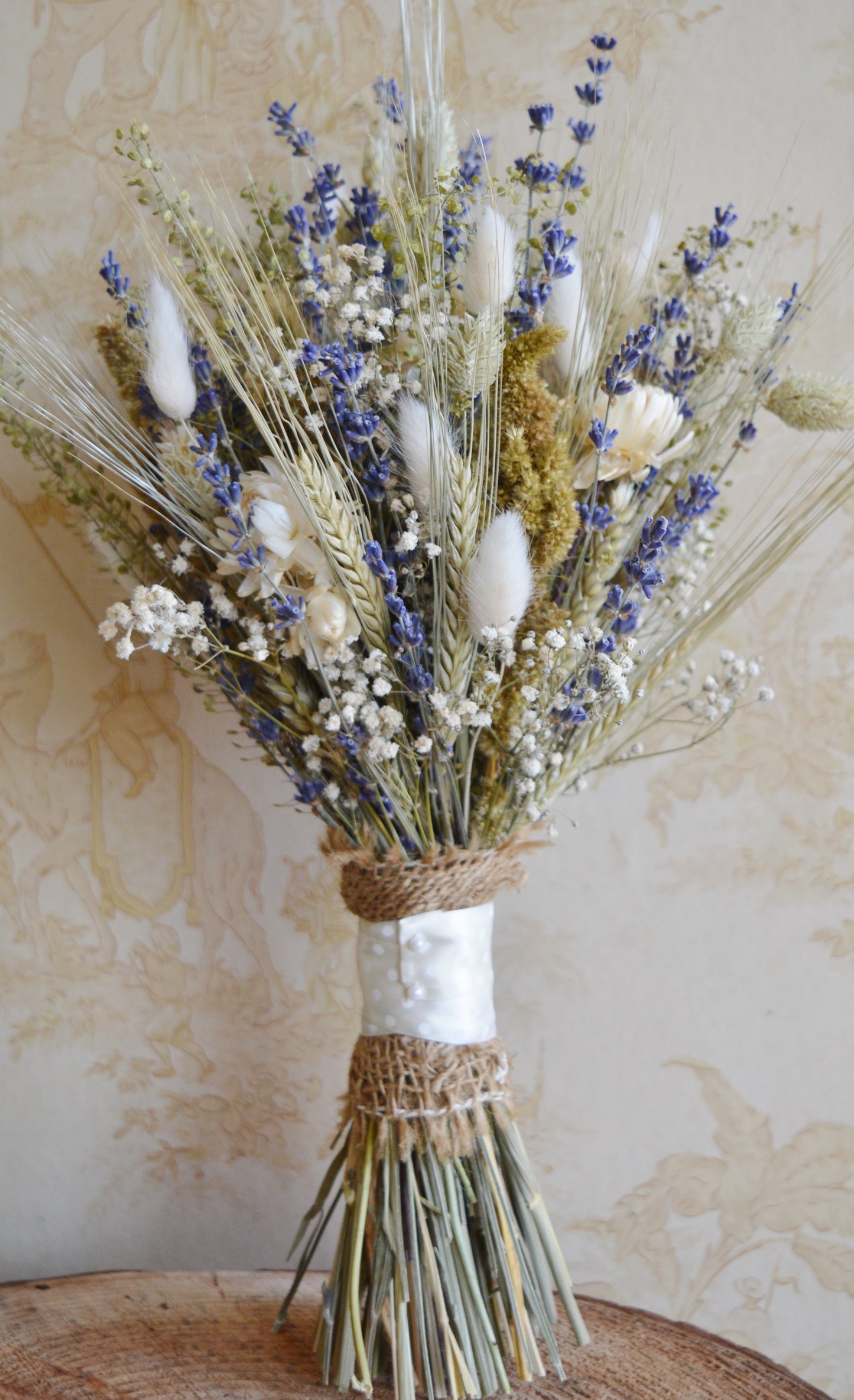 Natural and Lavender Bouquet image 0