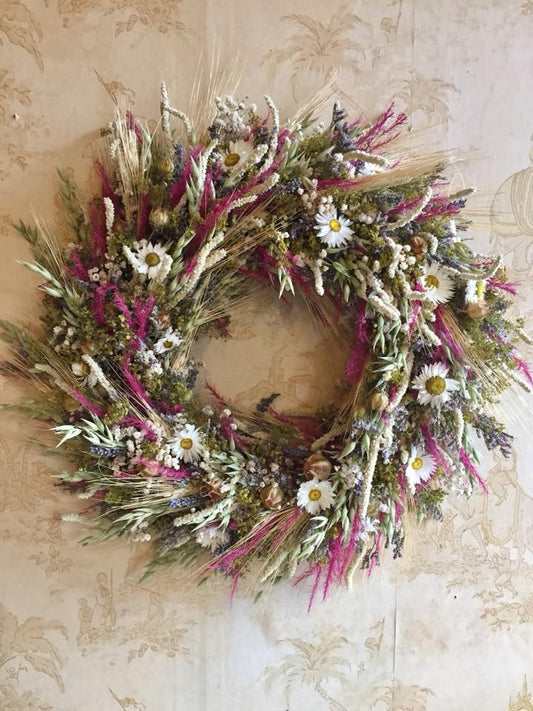 Dried Flower Cottage Wreath image 0