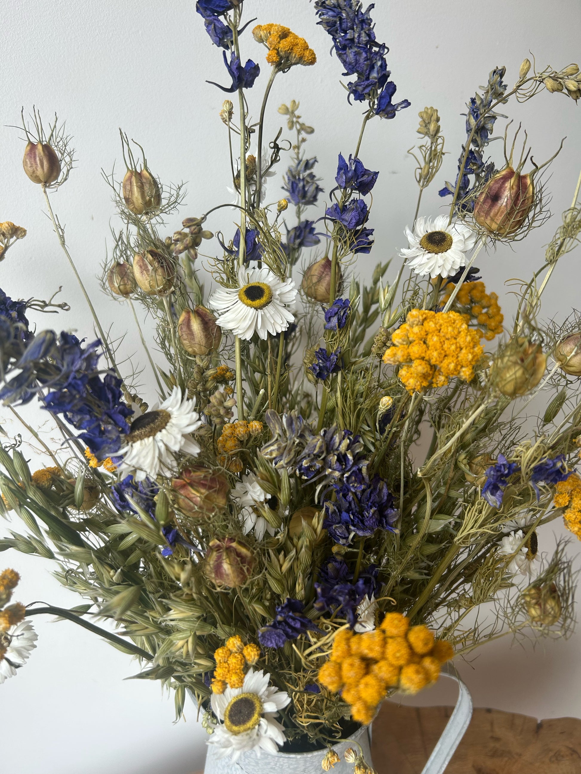 Cottage Garden Jug  - Yellow and Blue image 1