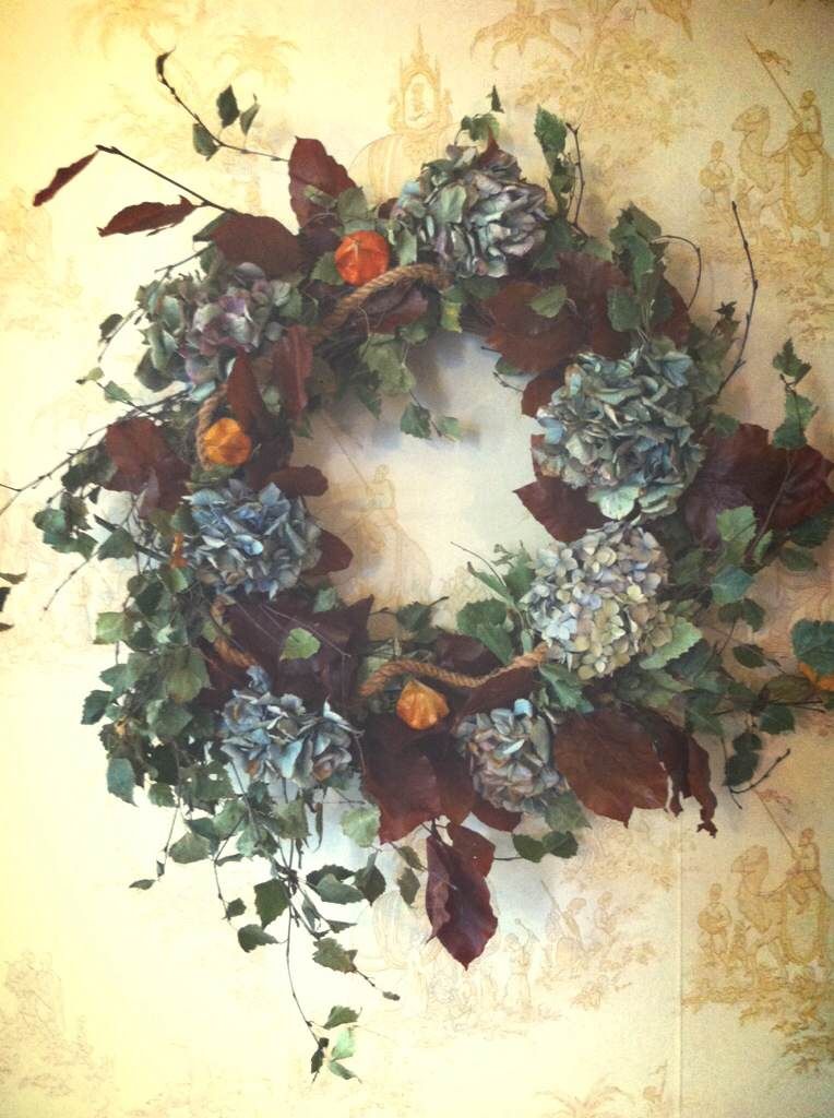 Rustic Dried Wreath Wall Hanging image 0