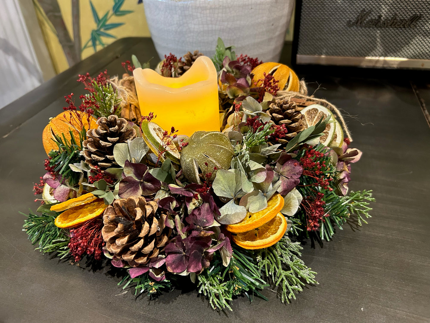 Christmas Dried Flower Table Decoration image 2