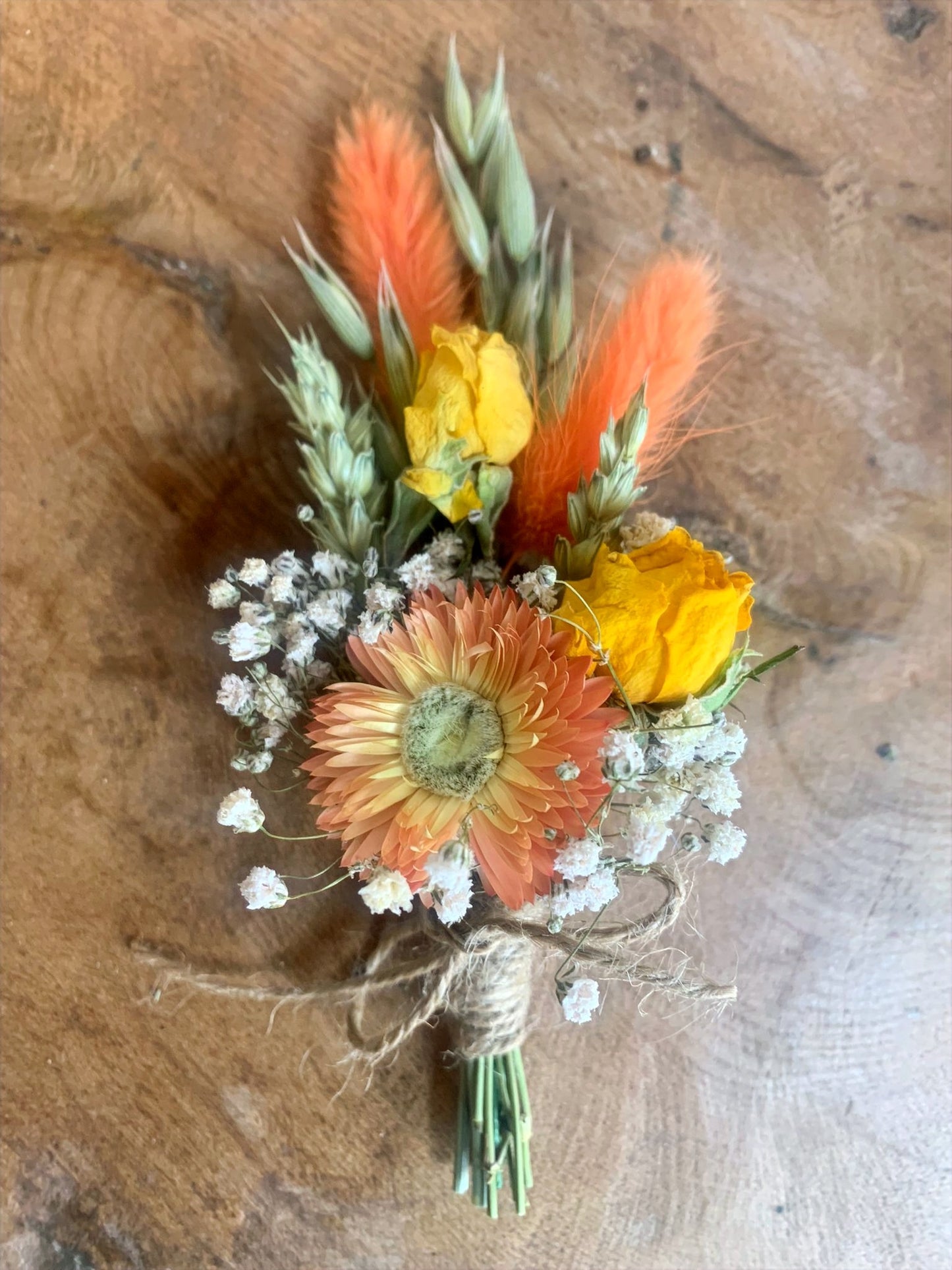 Vibrant Orange Buttonhole image 0